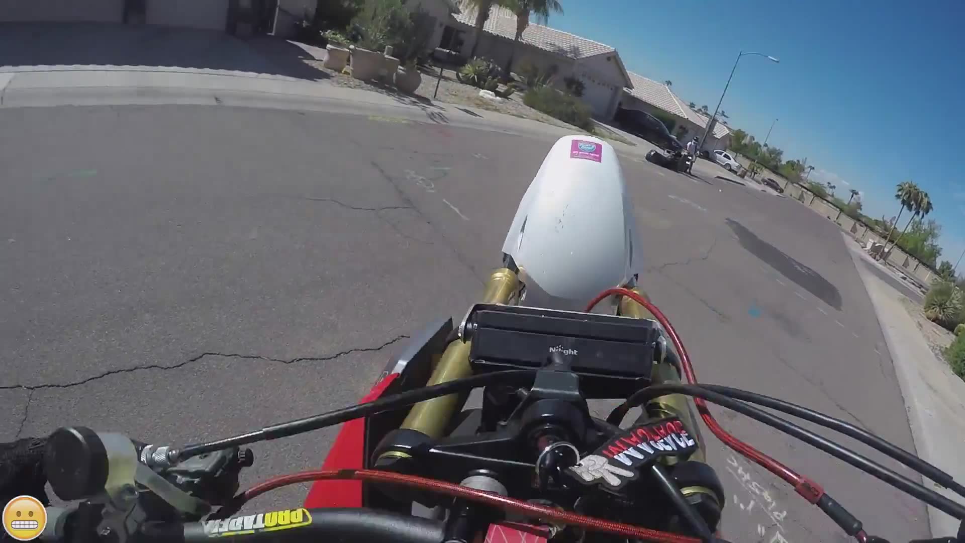 Grom circle wheelies create excitement