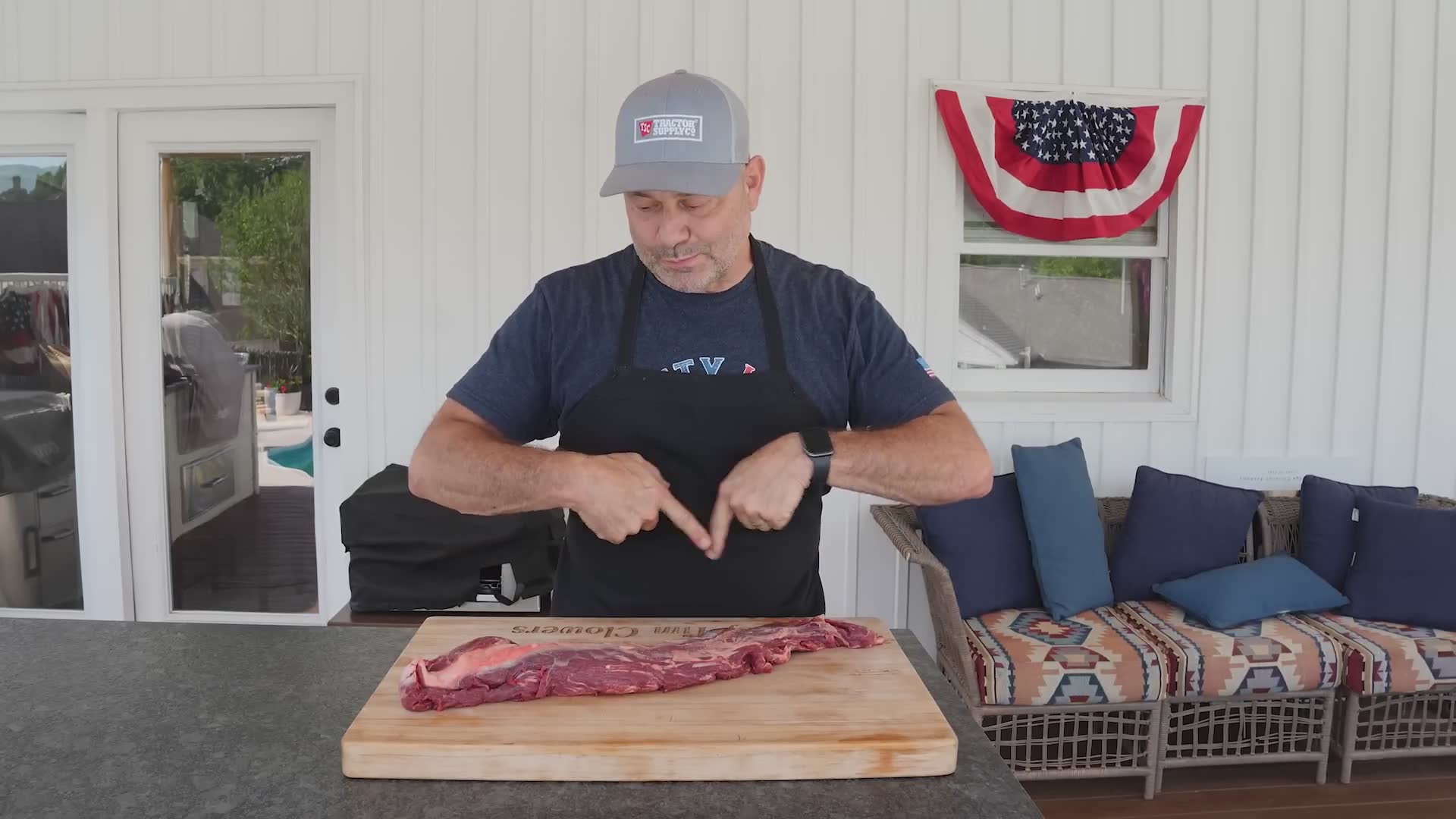 Easy charcoal grilled whole beef tenderloin: how to trim and grill