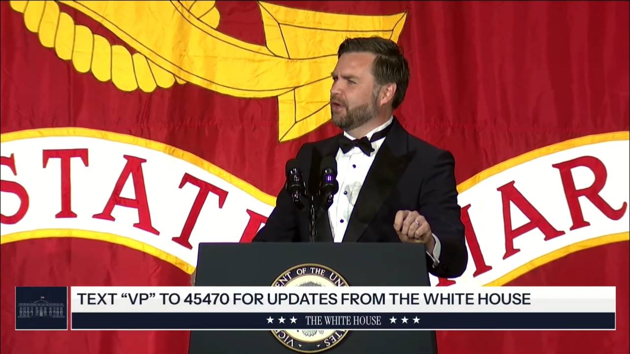 Marine Corp Ball - VP Vance: "We all bleed the same Marine Corps green"