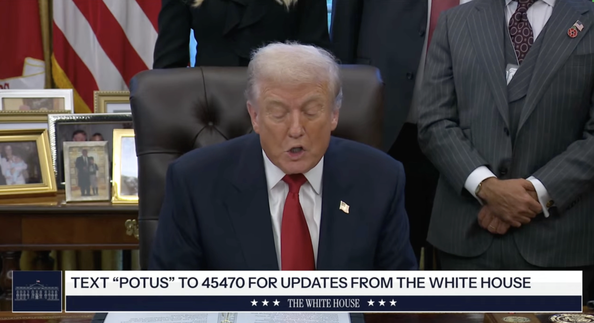 The White House– President Trump: “Sergio played a key role in helping us secure the most consequential presidential election…”