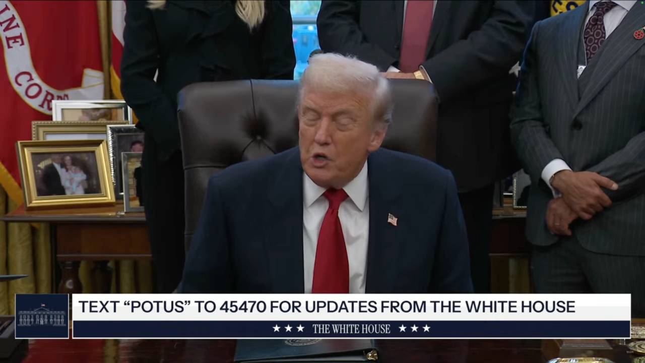The White House– President Trump: “We’re going to issue a dividend…”