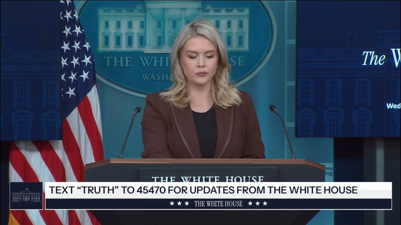 White House - Sec. Leavitt: “this administration has done more with respect to transparency when it comes to Jeffrey Epstein than any administration ever”