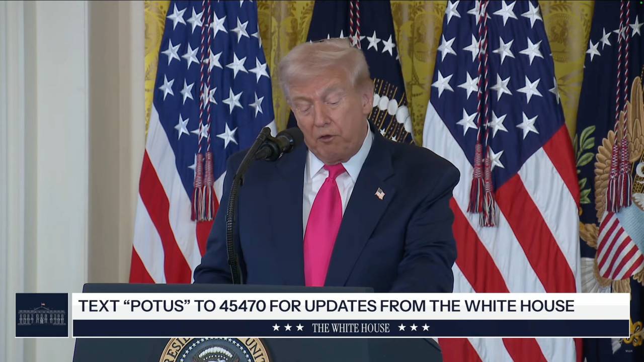 The White House– President Trump: “This will help provide jobs and education…”