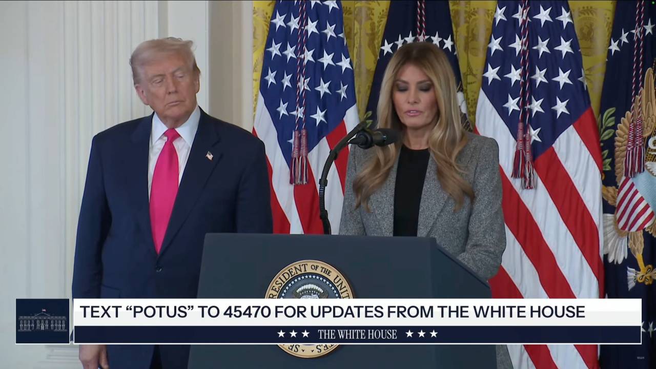 The White House– Melania Trump: “Rise above the ease of inaction.”