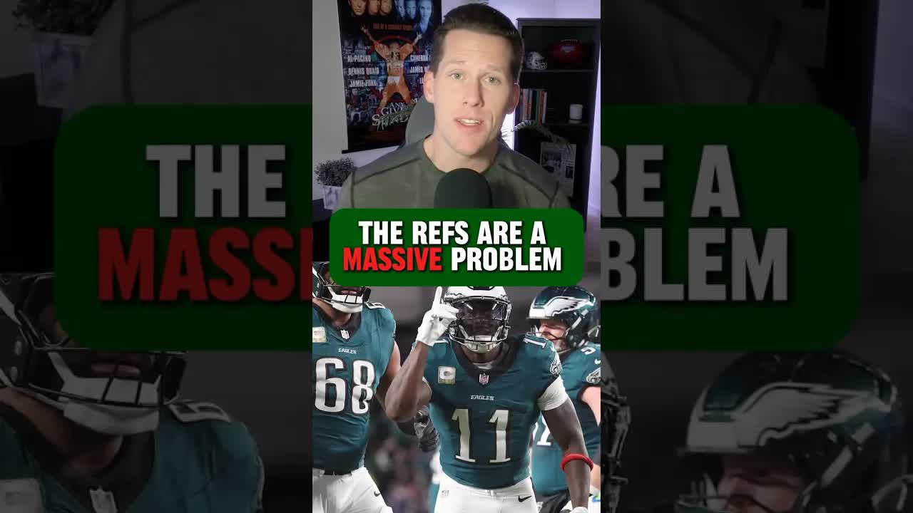 The NFL’s officiating issues STRUCK AGAIN in the #detroilions vs #philadelphiaeagles game…