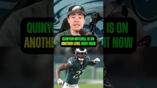 Quinyon Mitchell is playing like the best CB in the NFL right now 🔥#eagles #philadelphiaeagles #nfl