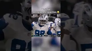 Cowboys Jerry Jones was loving Quinnen Williams’ first sack on the Cowboys 😅