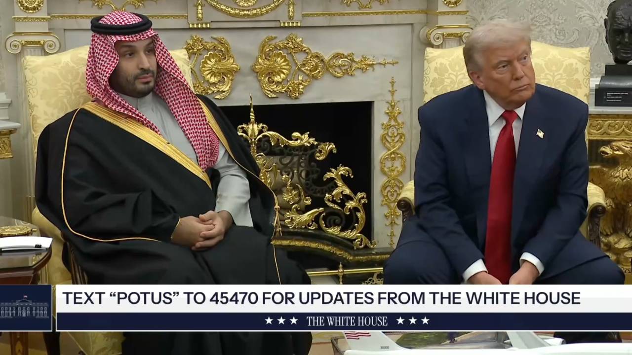 White House - President Trump to the media: “You don’t have to embarrass our guest by asking a question like that”