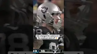 #Cowboys Dak Prescott Had To Switch It Up A Little  H/T @espn