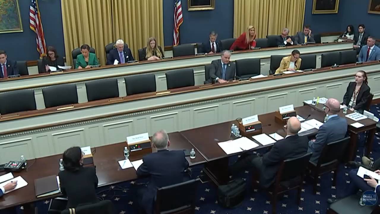 House Small Business - Witness Kurt Voss: Cost of tariffs 'was more than offset by the tax implications, tax savings' from recent legislation