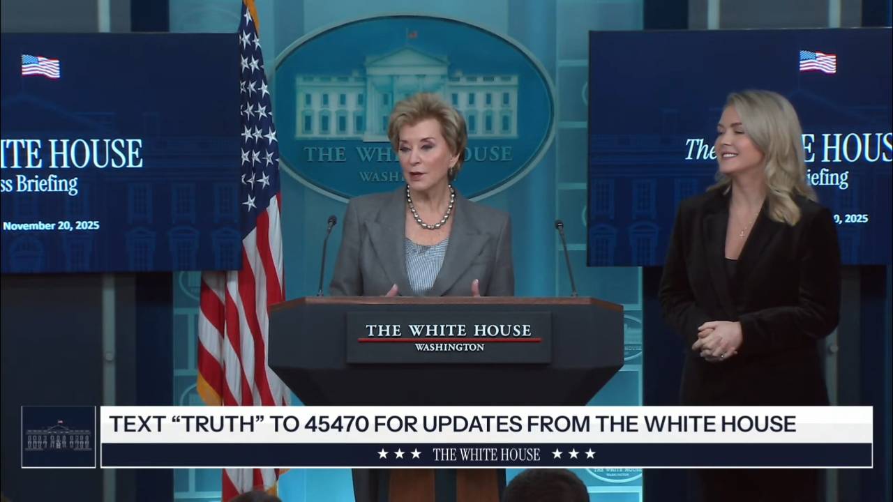 White House - Sec. McMahon: “I do think AI's gonna need guard rails”