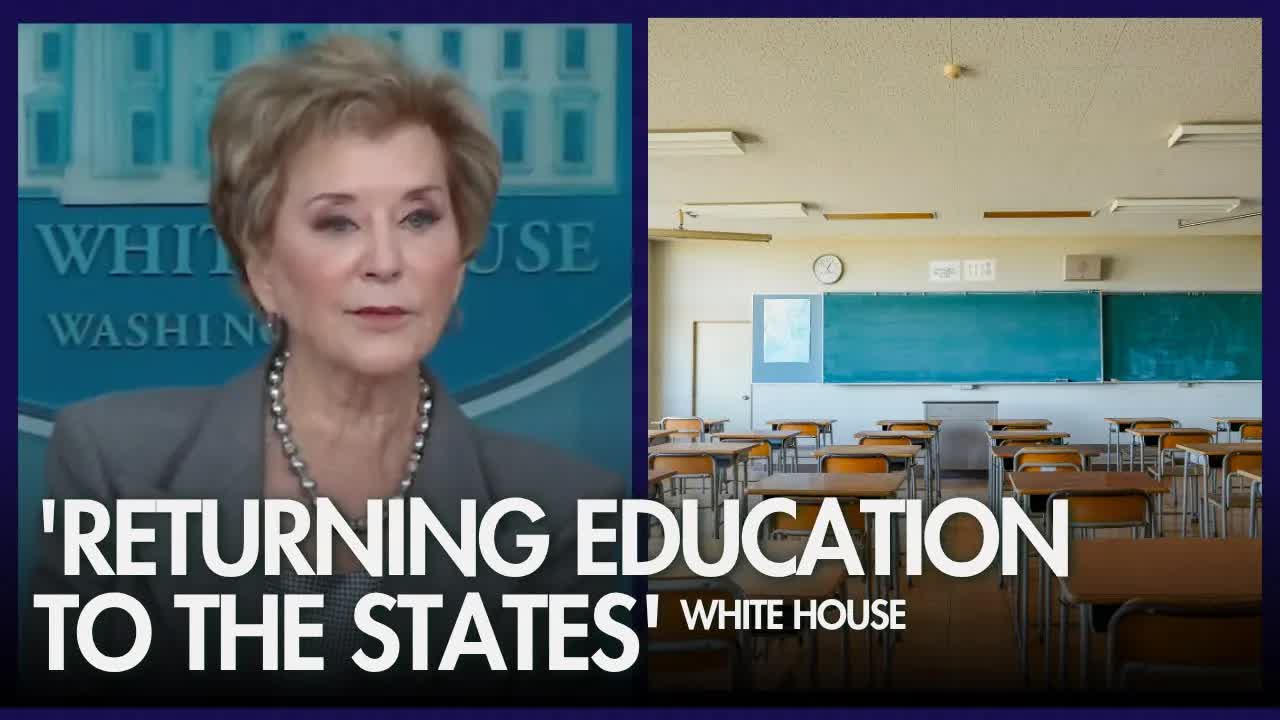 Sec. McMahon Criticizes 'Anti-Trump voices' against 'returning education to the states'