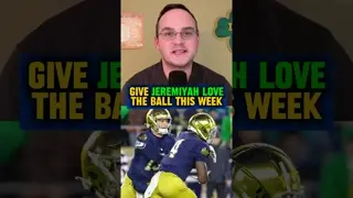 Give the #Irish RB the ball and get him to New York! ☘️ #Heisman #fooball #NotreDame #shorts #edit