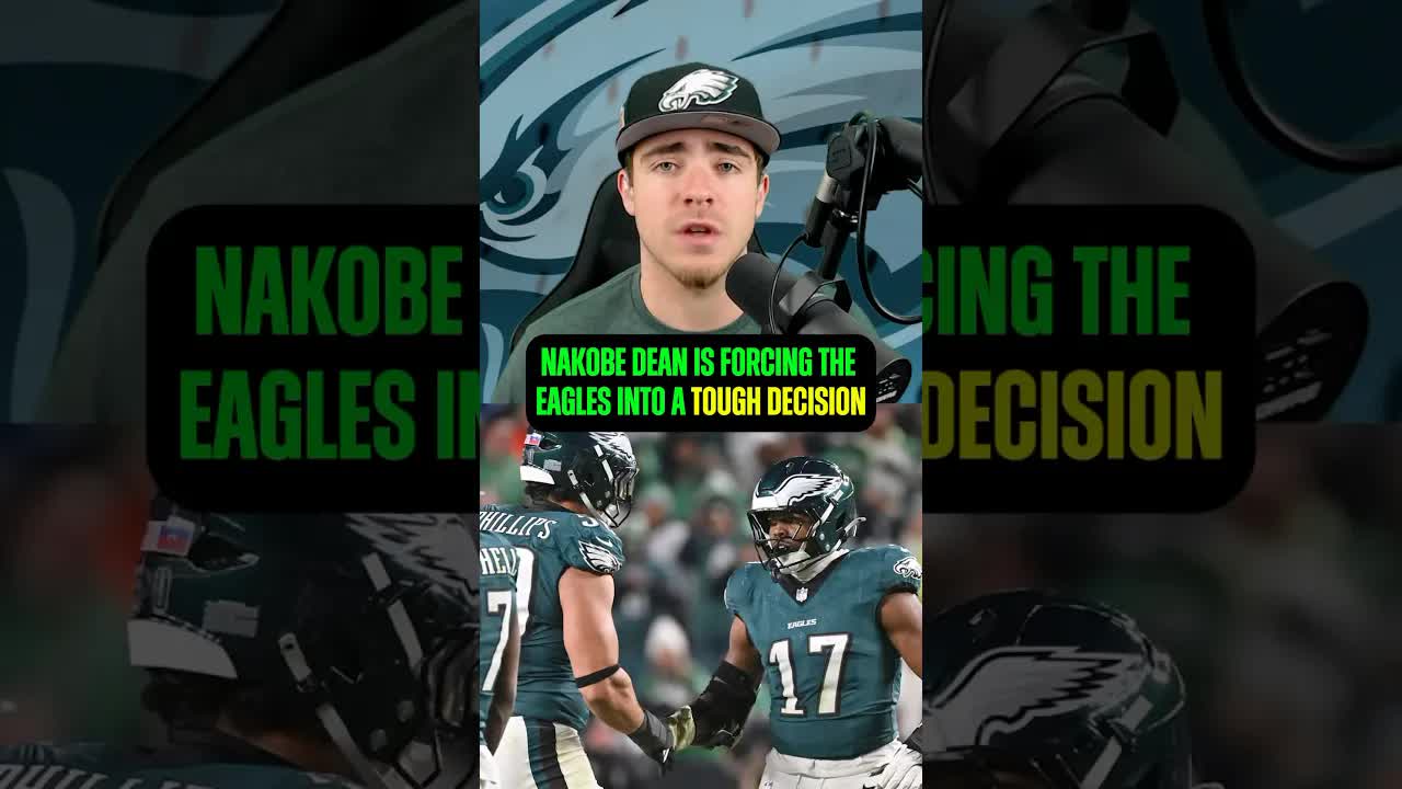 Nakobe Dean is the most underrated piece on the #Eagles defense right now #philadelphiaeagles episode artwork