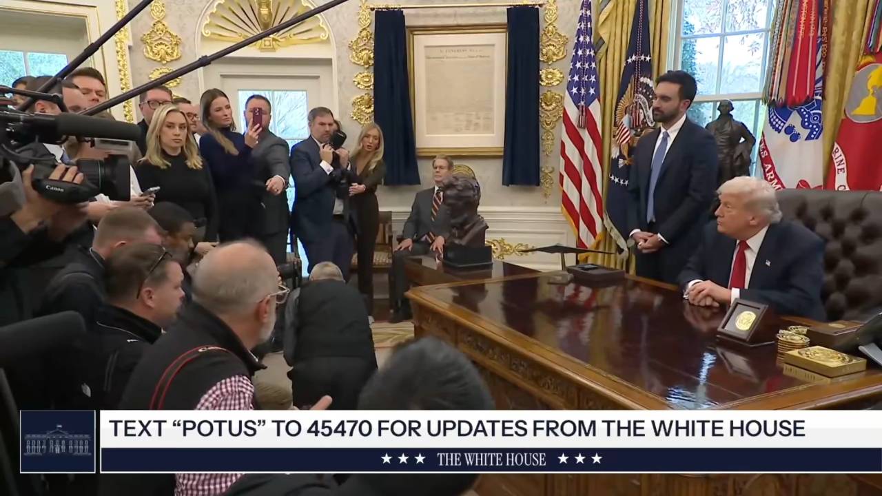 White House - Mayor-Elect Mamdani: “what I really appreciate about the president is that the meeting we had focused not on places of disagreement”