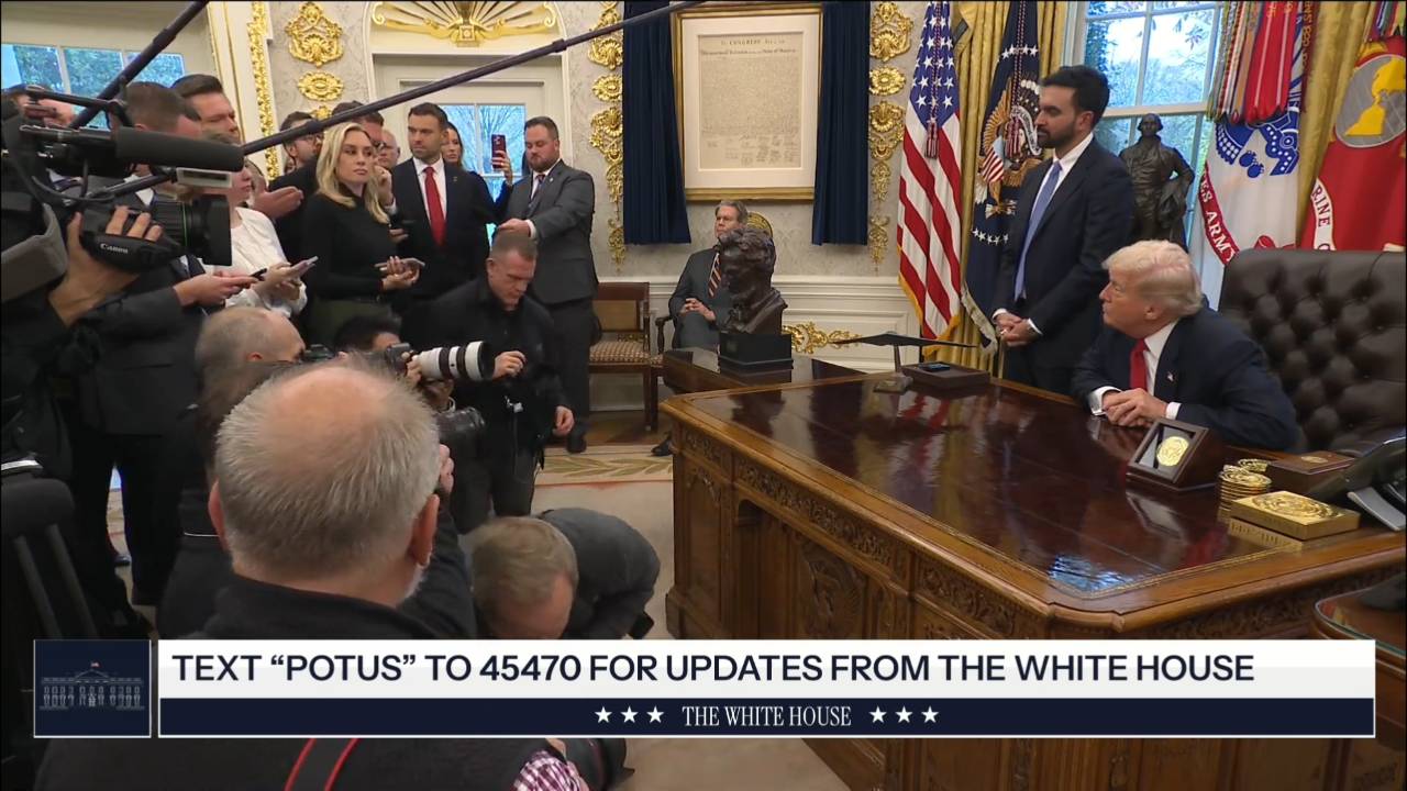White House - President Trump: “We agree on a lot more than I would have thought”