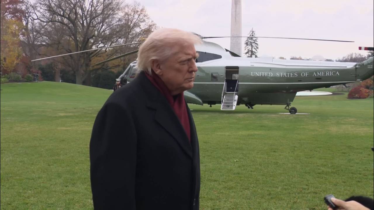 White House - President Trump 11 22 25: “she resigned because she would never have survived a primary”