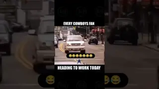 😆Every #Cowboys Fan Rushing To Work Today... After Beating Those Birds.....