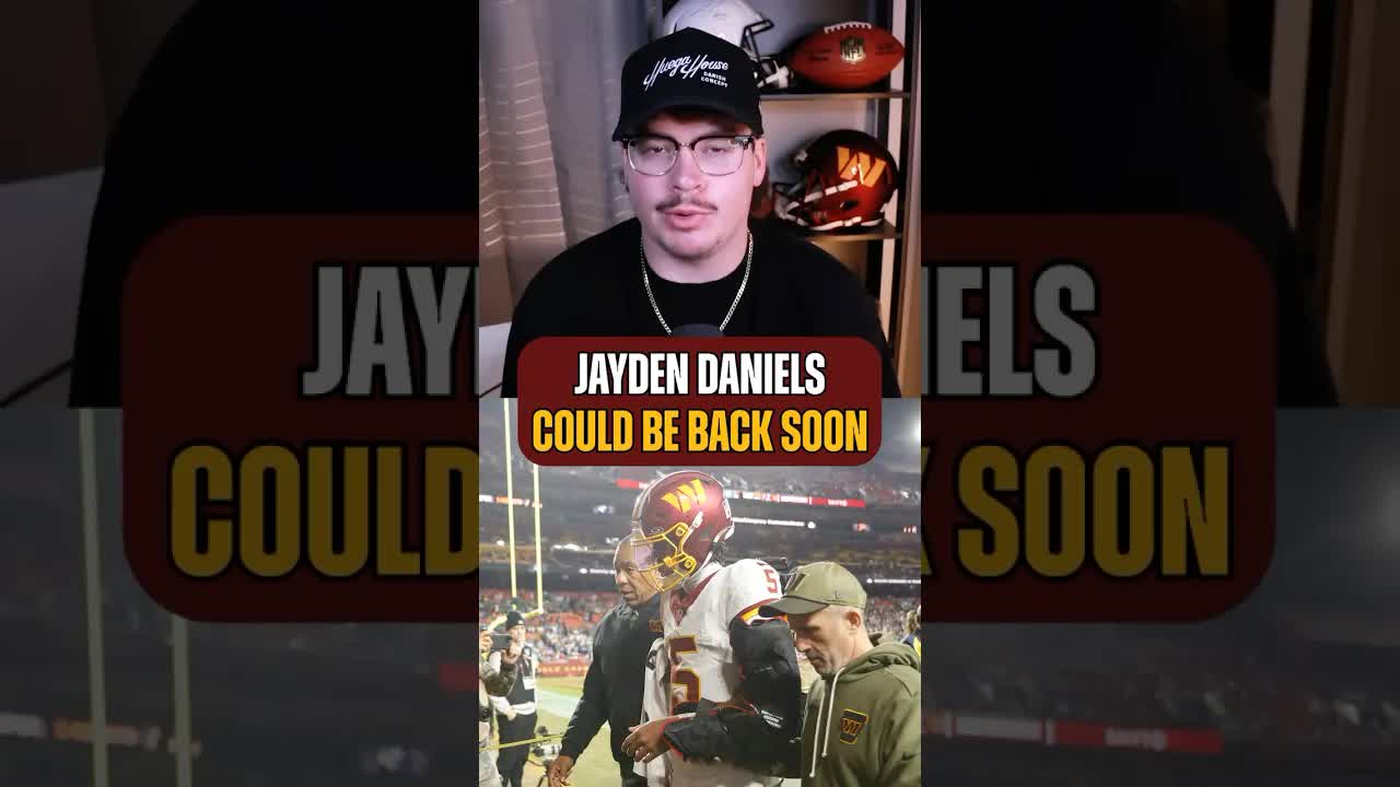 The #Commanders need to get Jayden back out there to keep his development going. #jaydendaniels #nfl