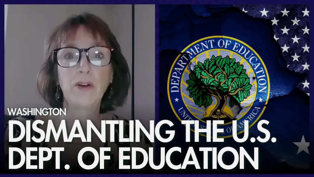 Trump admin moving ahead with dismantling the U.S. Dept. of Education