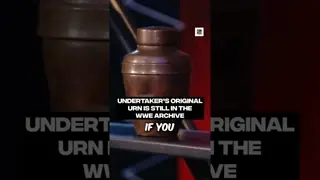 Undertaker's original urn is still in the WWE archive #OnDisplay