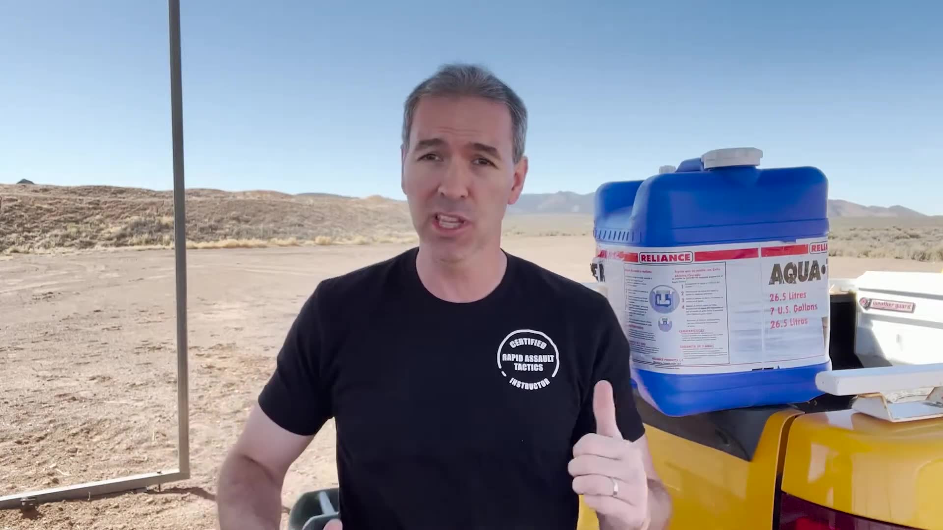 Ex-CIA officer explains proper containers and treatment methods for maintaining clean potable water long-term