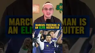 Freeman isn’t just getting the top recruits, he’s finding the rising stars and hidden gems 👀 #Irish