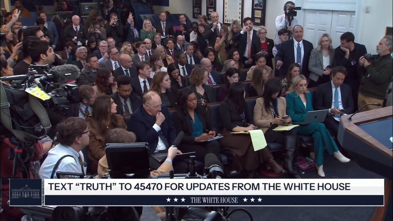 White House - Sec. Leavitt: “all day every day around here there are so many fake stories that are unfortunately written”