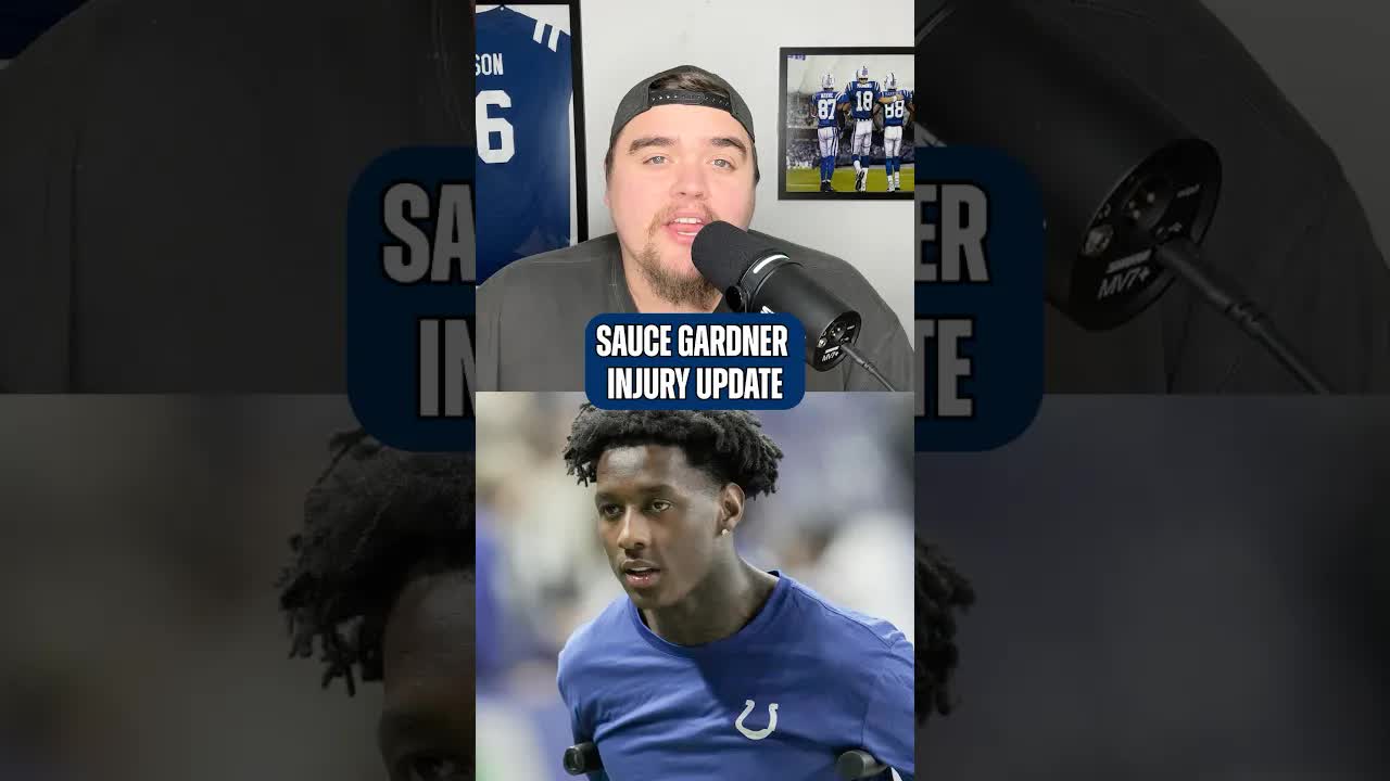 The #colts catch a break in regards to the Sauce Gardner injury #indianapoliscolts episode artwork