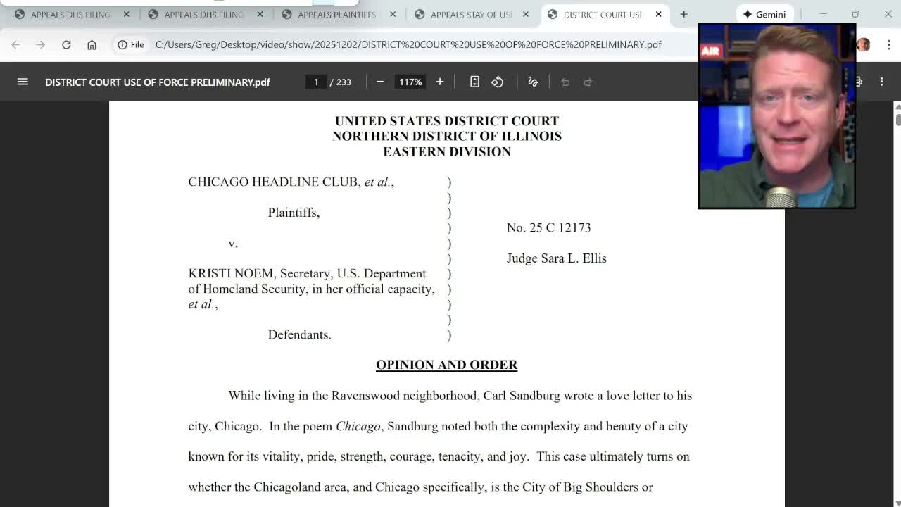 Use of force case against immigration enforcement officers proceeds