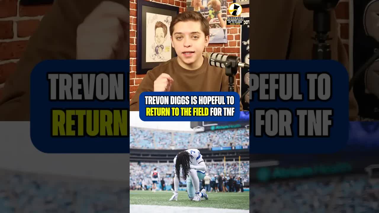 The #Cowboys are hopeful to have Trevon Diggs return to the field against the Lions #shorts episode artwork
