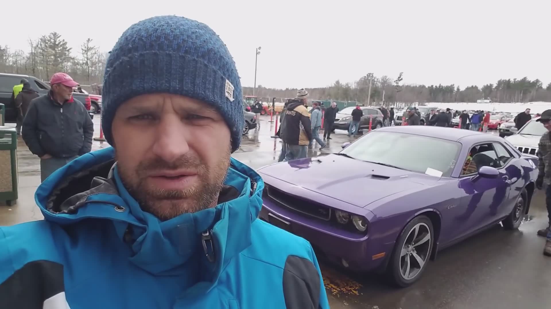 Deciding whether to bid on distinctive purple Mopar muscle car