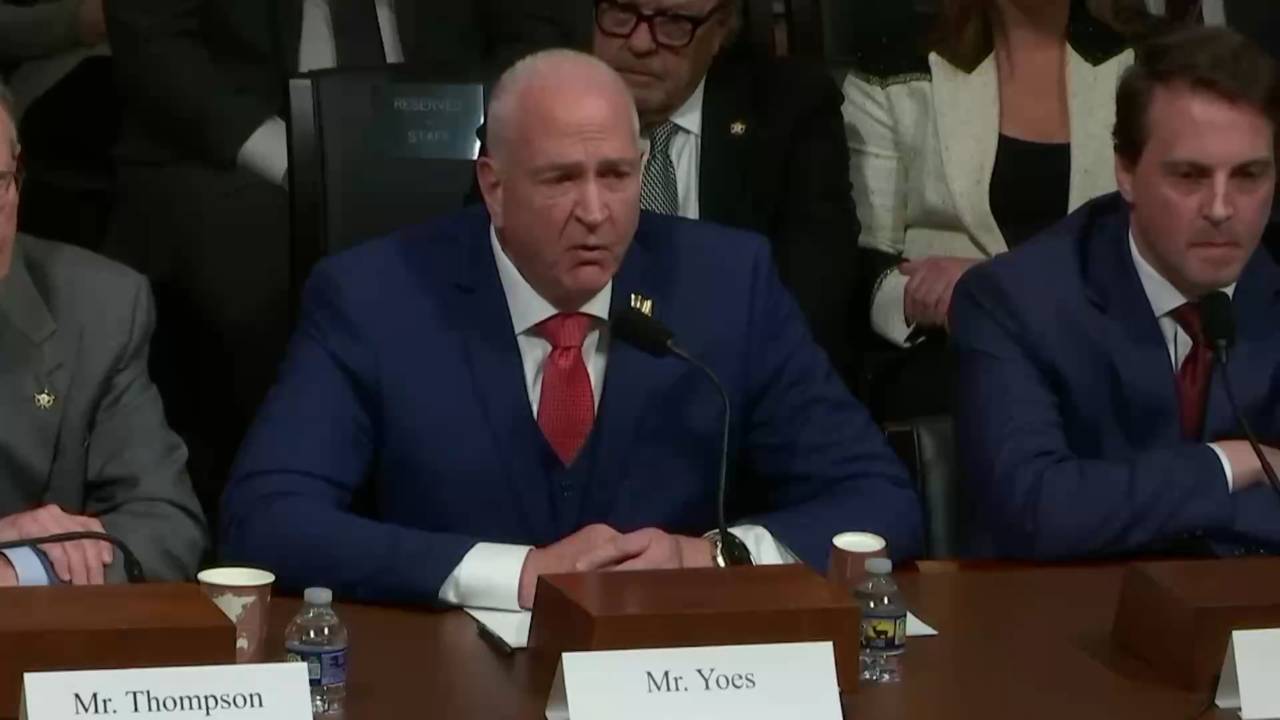 “When Badges Become Targets”– Mr. Yoes (National President, Fraternal Order of Police): “We all need to turn down the rhetoric.” 