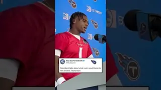 #Titans QB Cam Ward knows what a win could do for them. #atozsports #camward #nflfootball #shorts