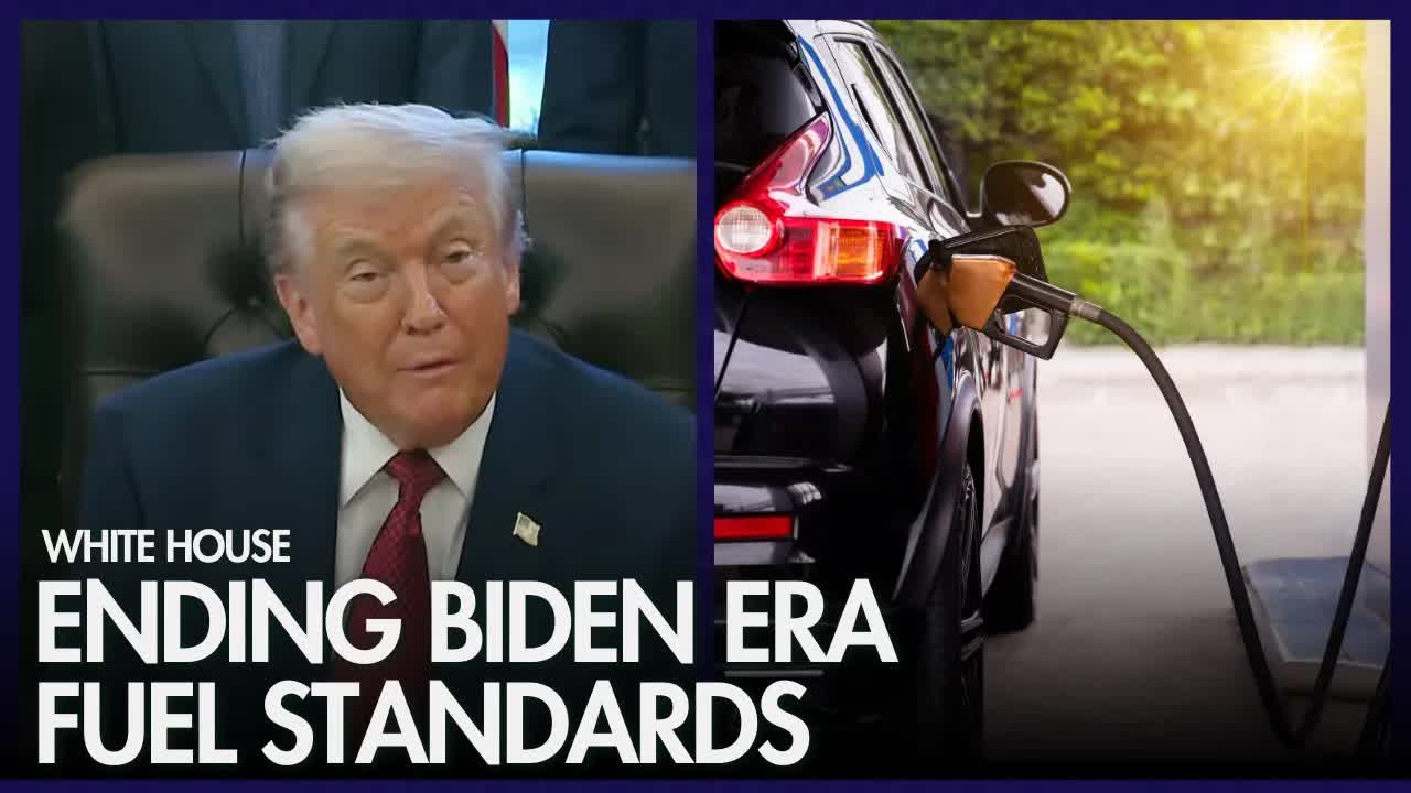Trump announces administration ending Biden era CAFE fuel economy standards