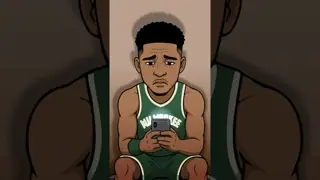 Giannis scrubs his IG and teams are lining up to trade for him 😂👀 #giannis #nba