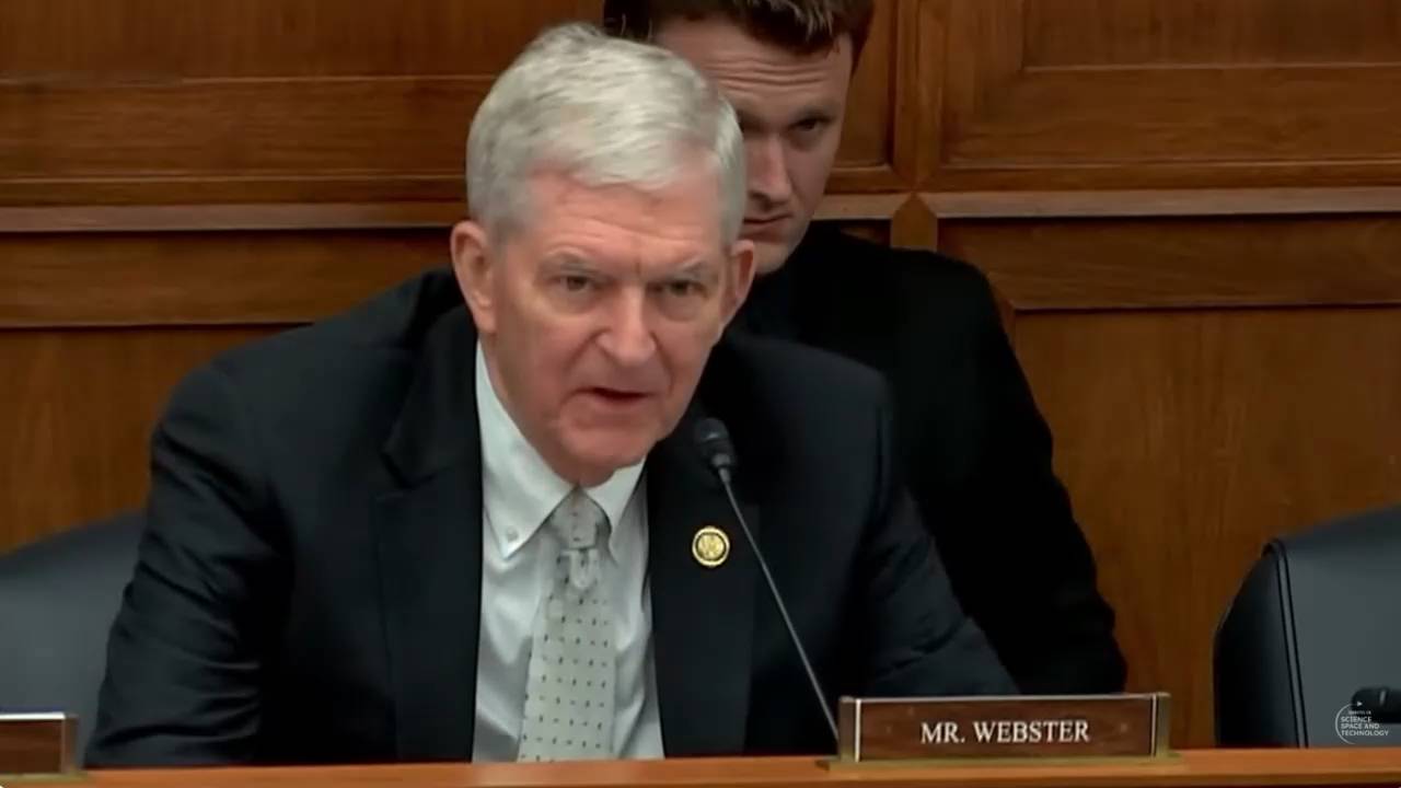House Space subcommittee - Rep. Webster (R-FL) on the U.S. space efforts: "Are we showing up or staying home?"
