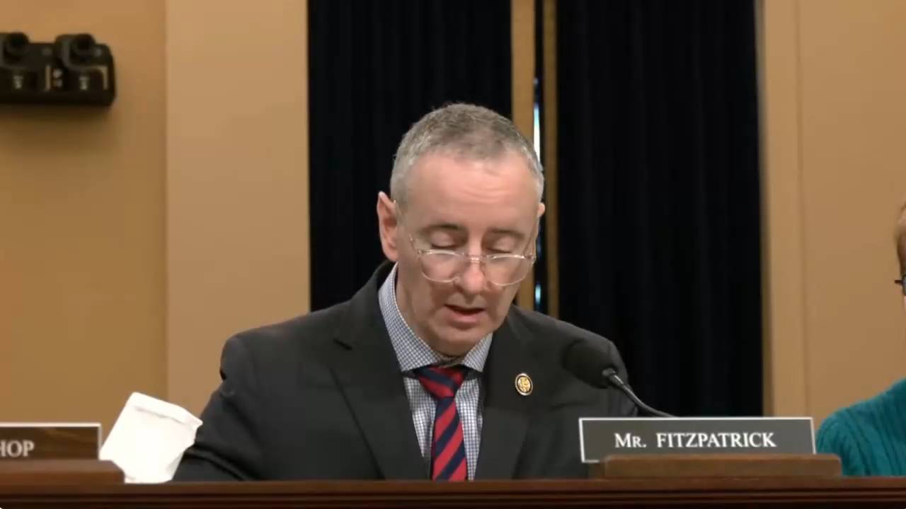 House Veterans Affairs - Rep. Fitzpatrick (R-PA) on legislation helping veterans with ALS