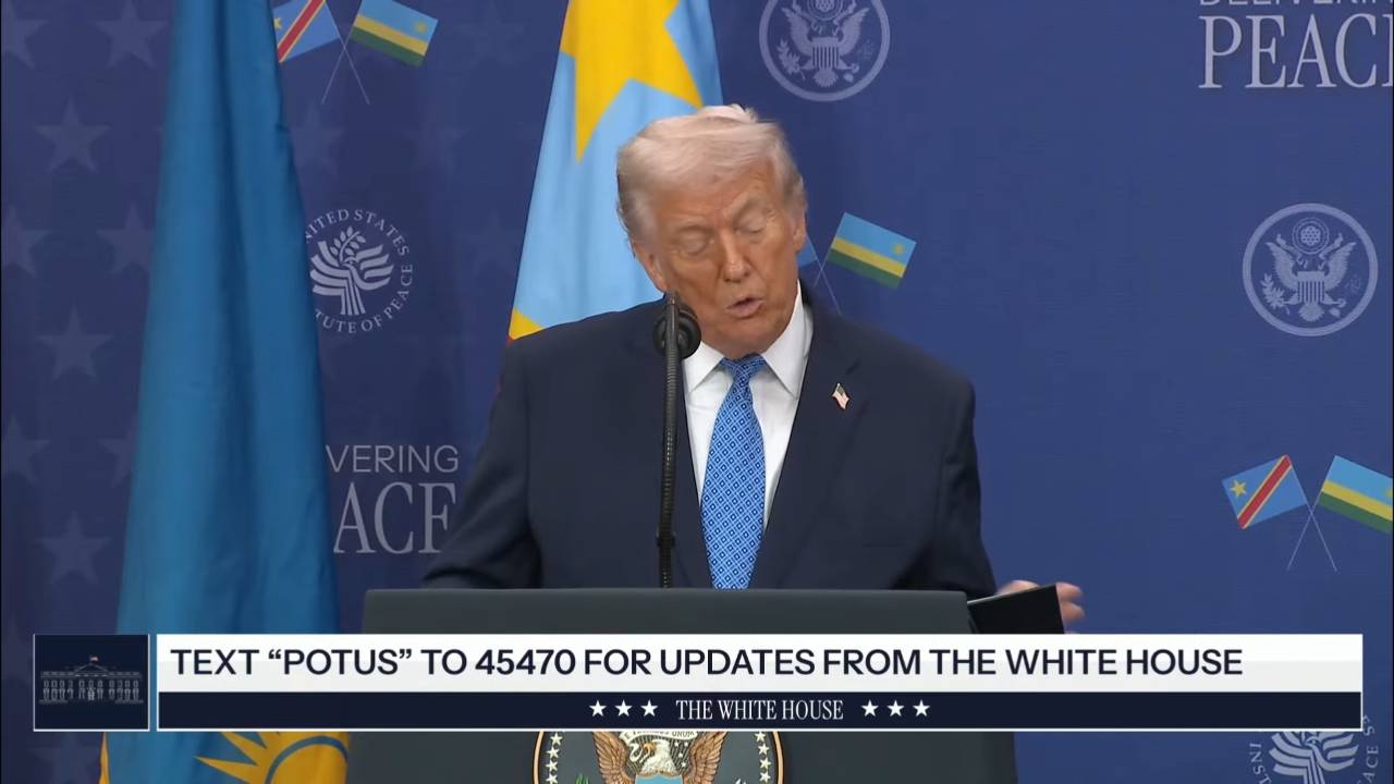 White House - President Trump: “this agreement also creates a new framework for economic prosperity”