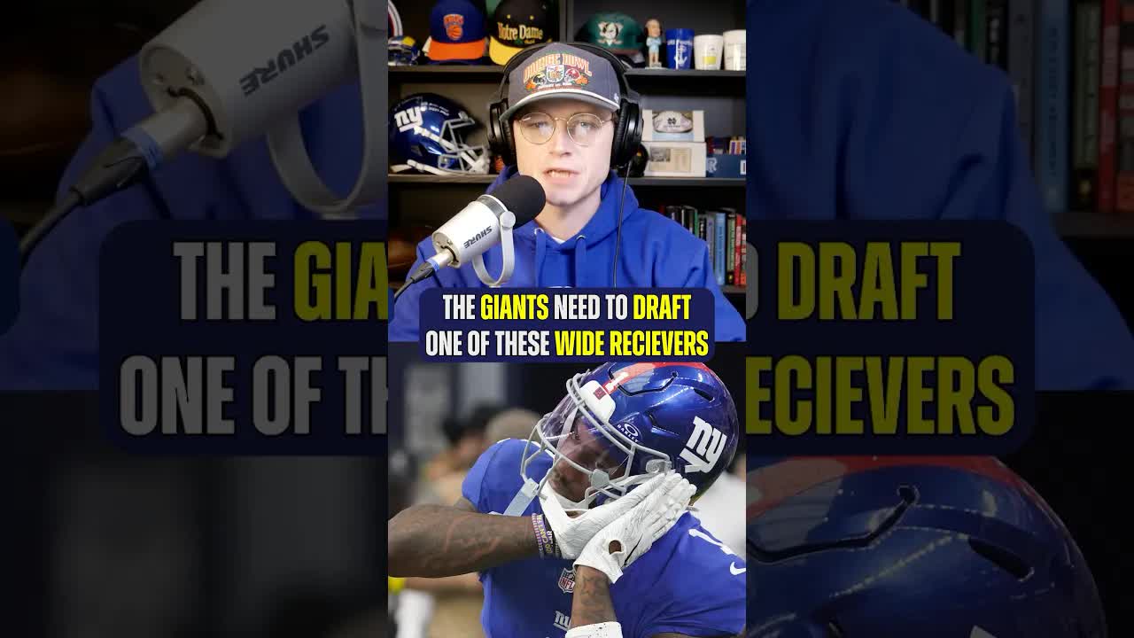 One of these guys would immediately help the #Giants WR room. #newyorkgiants #nfldraft #widereceiver episode artwork