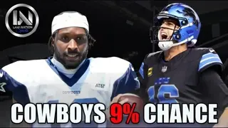 Cowboys 9% Chance To Get Into The Playoffs & Lions Game Recap