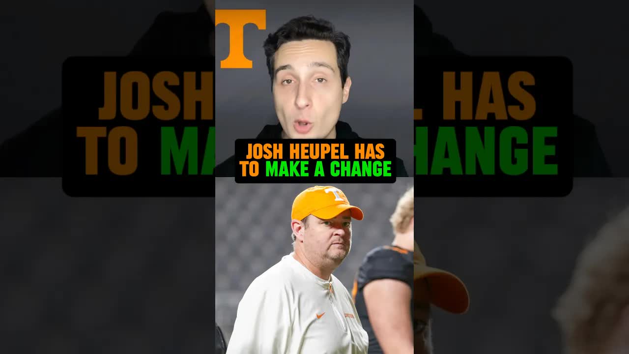 It may be time for the #Vols coach to do something he has yet to do as an HC 👀 #football #shorts