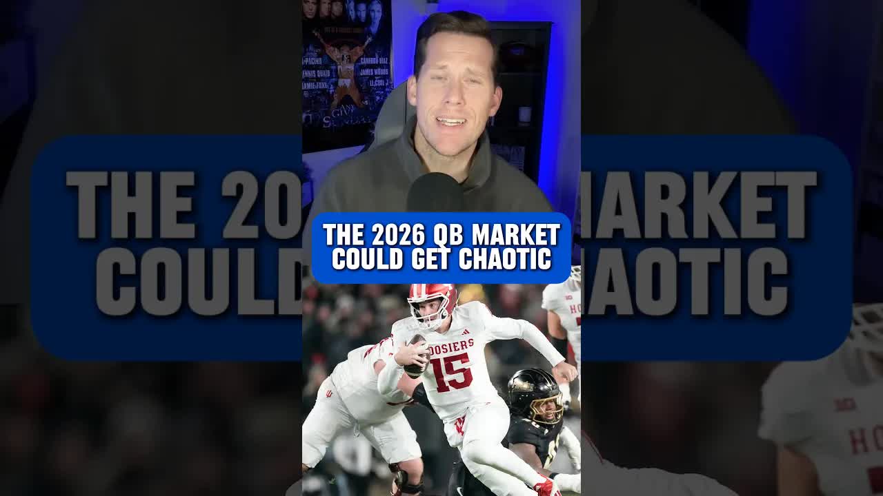 The 2026 #NFL QB market could be ABSOLUTE CHAOS #nfldraft #nfldraft2026