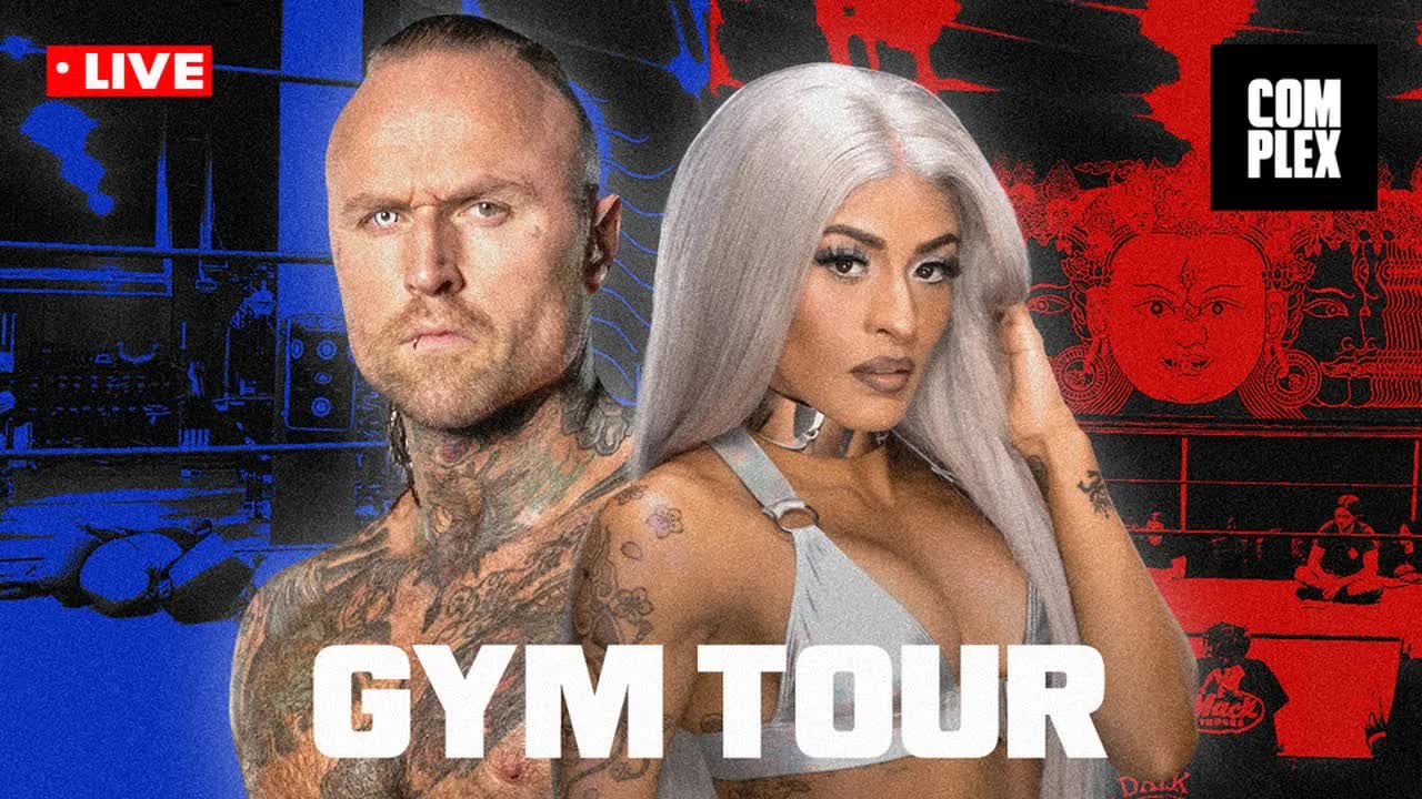 Home Tour + Muay Thai Demo:  Aleister Black + Zelina Vega