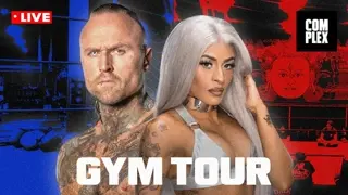 Home Tour + Muay Thai Demo:  Aleister Black + Zelina Vega