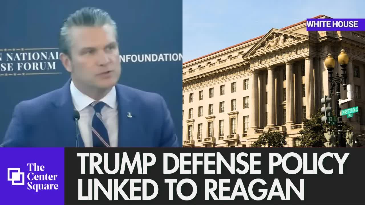 Sec. Hegseth links Trump defense policy to Reagan and Weinberger doctrine