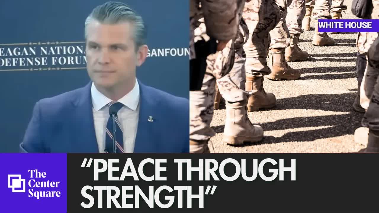 Sec. Hegseth touts “peace through strength,” criticizes Biden Era policies