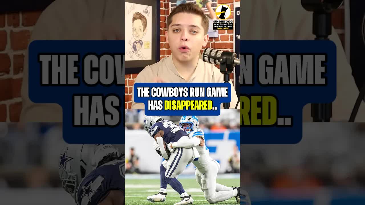 The #Cowboys HAVE to get their run game back on track #shorts #dc4l #runningback episode artwork