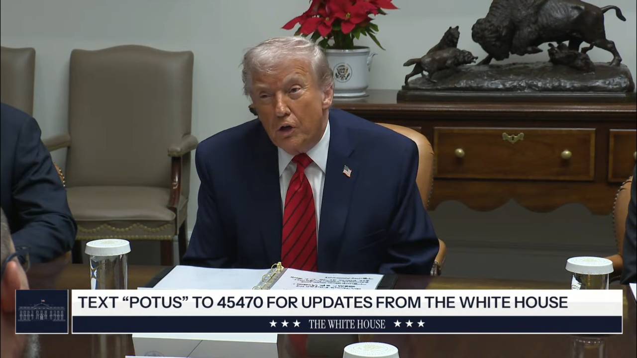 White House - President Trump: “we've just, uh, seized a tanker on the coast of Venezuela”