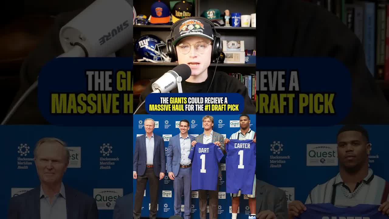 Should the #Giants trade back if they get the 1st pick? #newyorkgiants #atozsports #nfldraft #nfl episode artwork